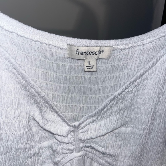 Francesca’s Smocked Mini Dress - Picture 2 of 8